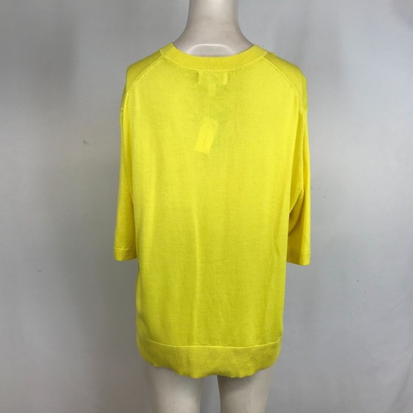 Banana Republic Yellow Short Sleeve Forever Sweater - Picture 5 of 11